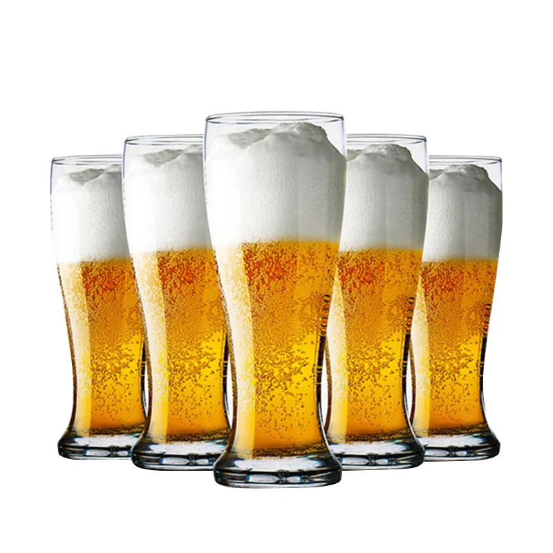 Craft Beer & Wine U- - 2PCS 밀맥주 컵 바이젠 글라스 개성있는