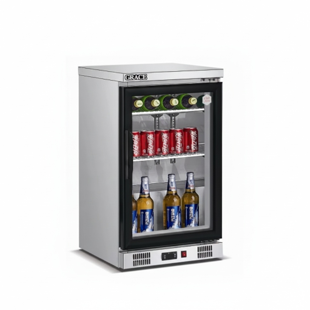 Wine Beer Fridge Under Counter - 언더카운터 냉장고, 304 스테인리스 스틸 520x500x840mm