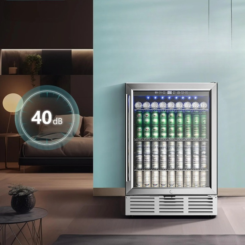 음료 냉장고 24인치 180캔 내장형 음료 쿨러 카운터 - Wine Beer Fridge Under Counter 리뷰 및 가격