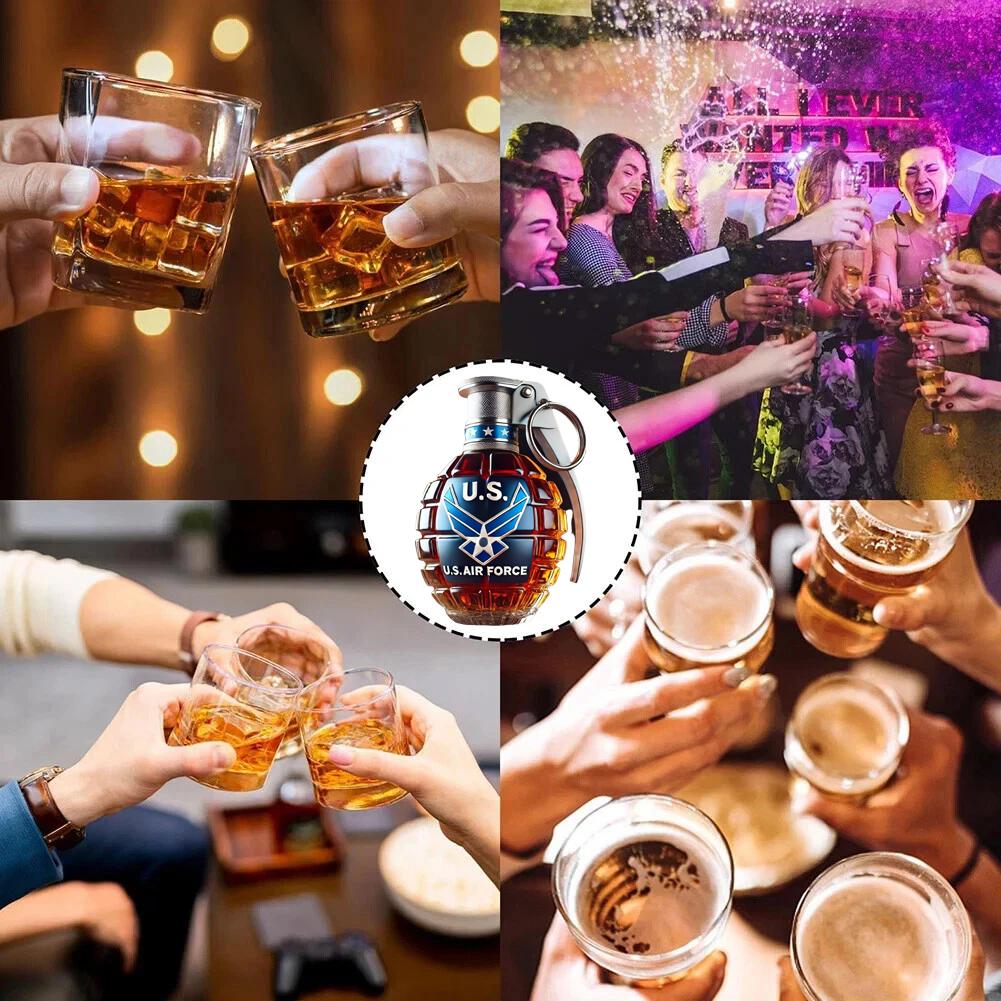 위스키 디캔터 병 고붕규산 유리 수류탄 모양, 밀폐 코 - Wine Beer And Liquor 리뷰 및 가격