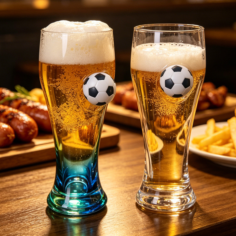 축구 대용량 유리 맥주잔, 수제 맥주잔, 주스잔, 인터 - Craft Beer & Wine U- 리뷰 및 가격