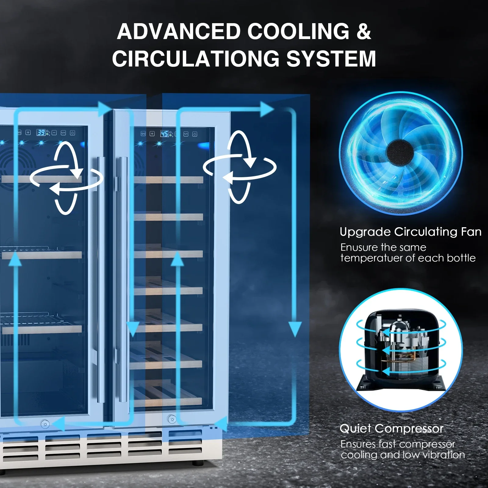 Wine and Beverage Refrigerator - Wine Beer Fridge Under Counter 리뷰 및 가격