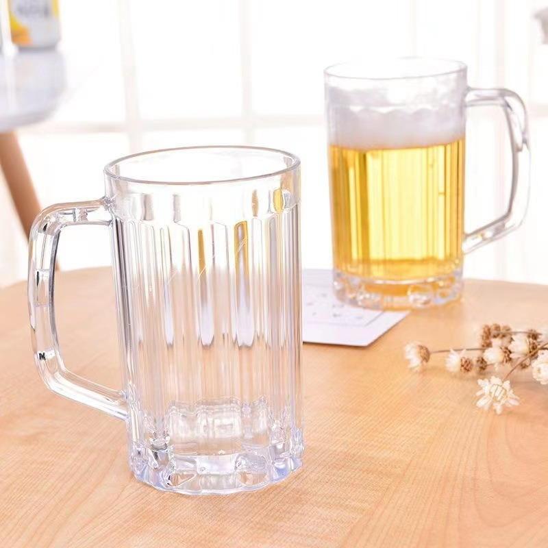 1PCS 아크릴 맥주잔 500ML 깨지지 않는 투명 플 - Wine Beer And Liquor 리뷰 및 가격