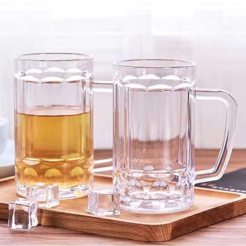 1PCS 아크릴 맥주잔 500ML 깨지지 않는 투명 플 - Wine Beer And Liquor 리뷰 및 가격