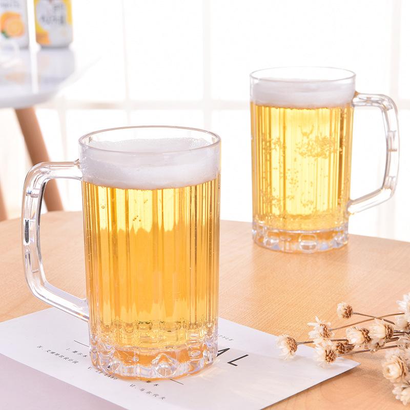 1PCS 아크릴 맥주잔 500ML 깨지지 않는 투명 플 - Wine Beer And Liquor 리뷰 및 가격