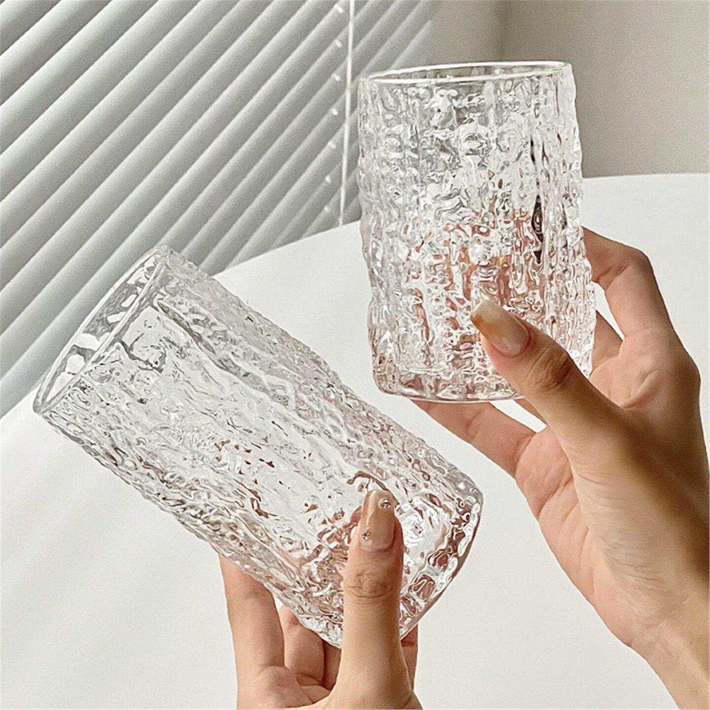 여성용 유리 맥주잔, 소박한 나무껍질 디자인, 인스타  - Wine Beer Glass 리뷰 및 가격