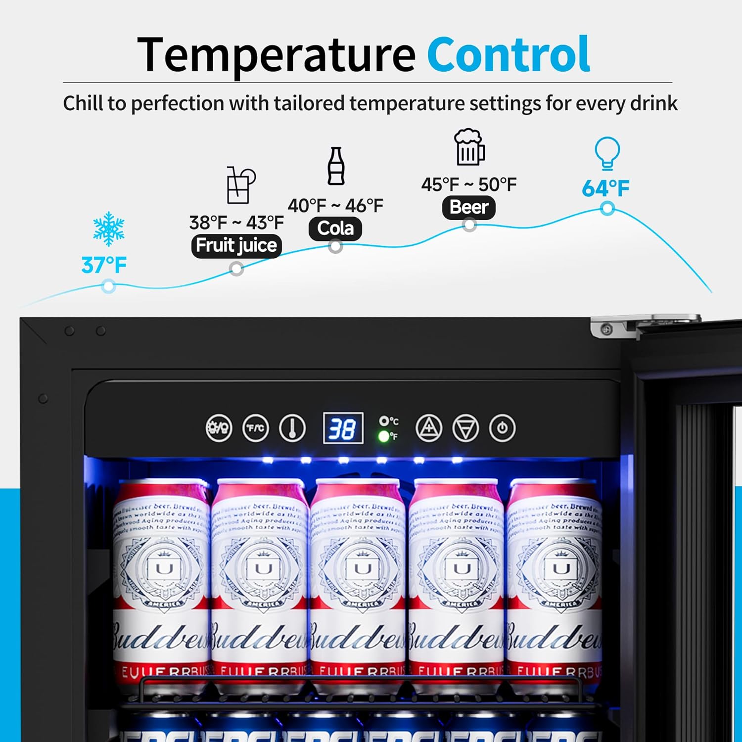 15인치 언더카운터 음료 냉장고 126캔 음료 냉장고  - Wine Beer Fridge Under Counter 리뷰 및 가격