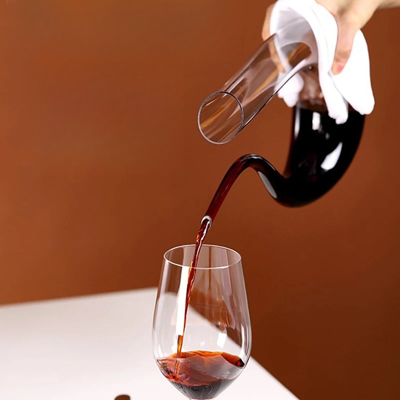 1500ML 대형 데칸타 수제 크리스탈 레드 와인 브랜 - Wine Beer And Liquor 리뷰 및 가격